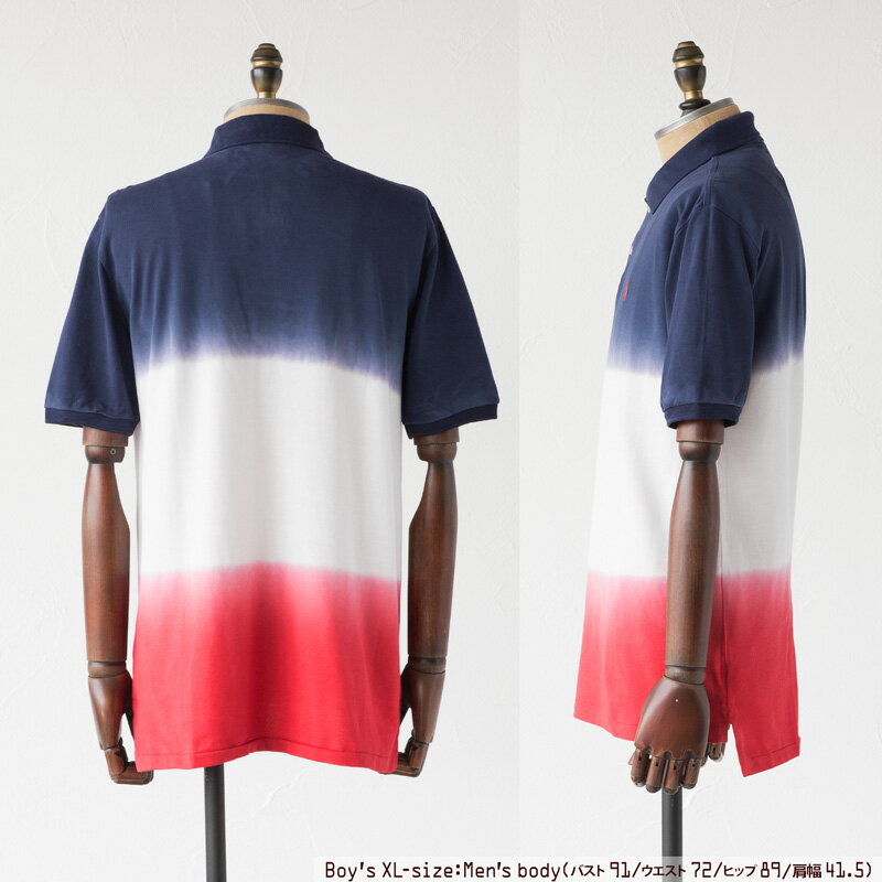 ポロ・ラルフローレン ボーイズ タイダイ染め メッシュ ポロシャツ POLO RALPH LAUREN BOY'S MESH POLO SHIRTS メンズ レディース 男女兼用 ワンポイント ポロ刺繍