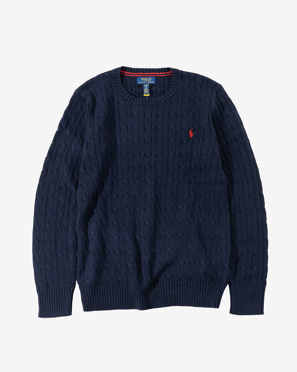 楽天市場】ラルフローレン ニット（カラーネイビー）（レディース