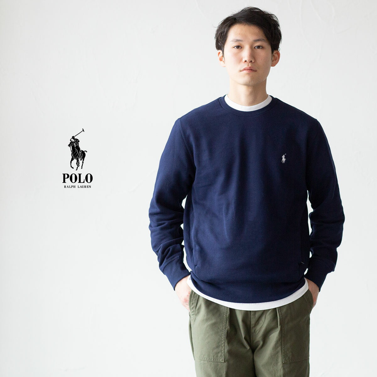 ポロ ゴルフ ラルフローレン クルーネック スウェットシャツ POLO GOLF RalphLauren 710916872001 メンズ ロングスリーブ マジック フリース ニット