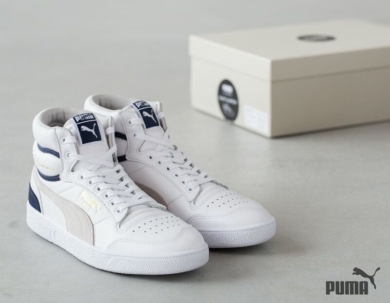 【30.0cm】プーマ ラルフ サンプソン MID ミッド 370718-01 プーマホワイト/グレー/バイオレットピーコート