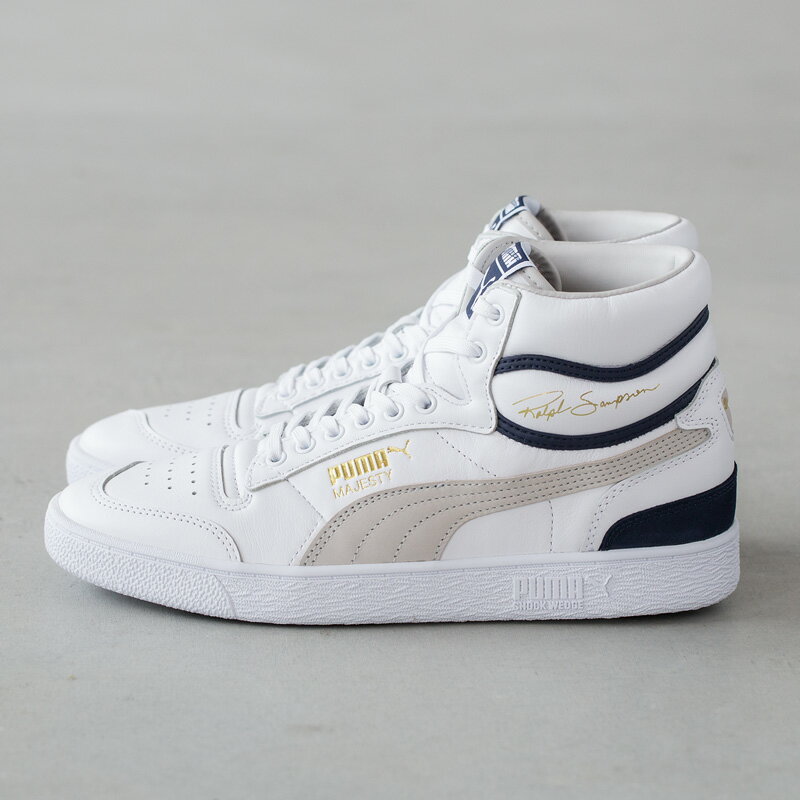 【30.0cm】プーマ ラルフ サンプソン MID ミッド 370718-01 プーマホワイト/グレー/バイオレットピーコート