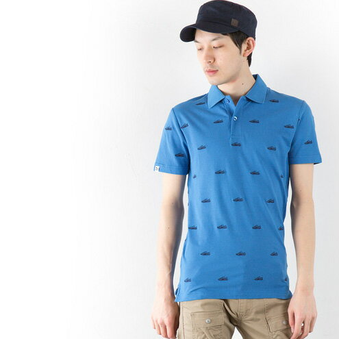 【スーパーSALE50%OFF】プーマ モノグラム テニス ポロシャツ PUMA TENNIS POLO SHIRT 569417 スニーカー柄 メンズ[…