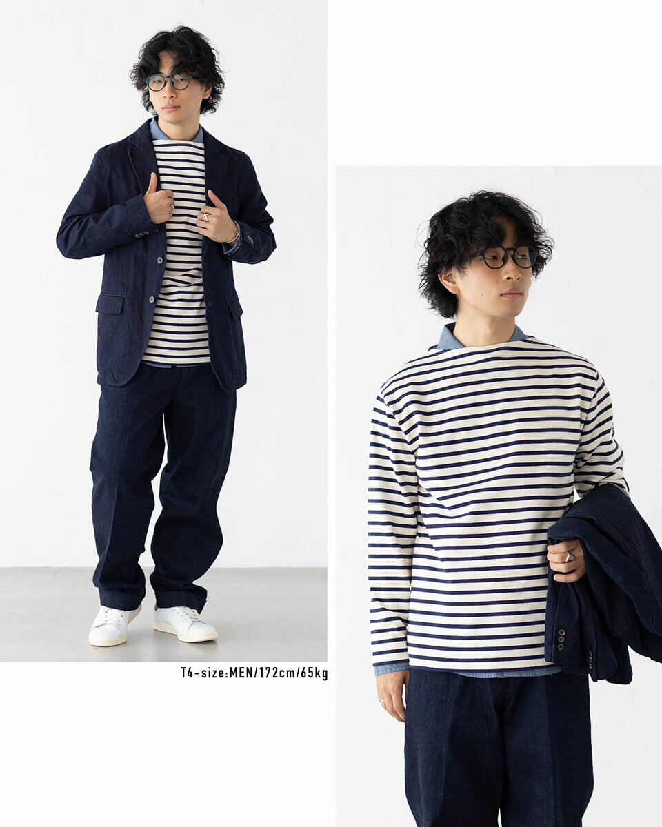 日本正規品 セントジェームス ウエッソン 定番ボーダー 長袖 Tシャツ SAINT JAMES OUESSANT バスクシャツ メンズ レディース - Image 2