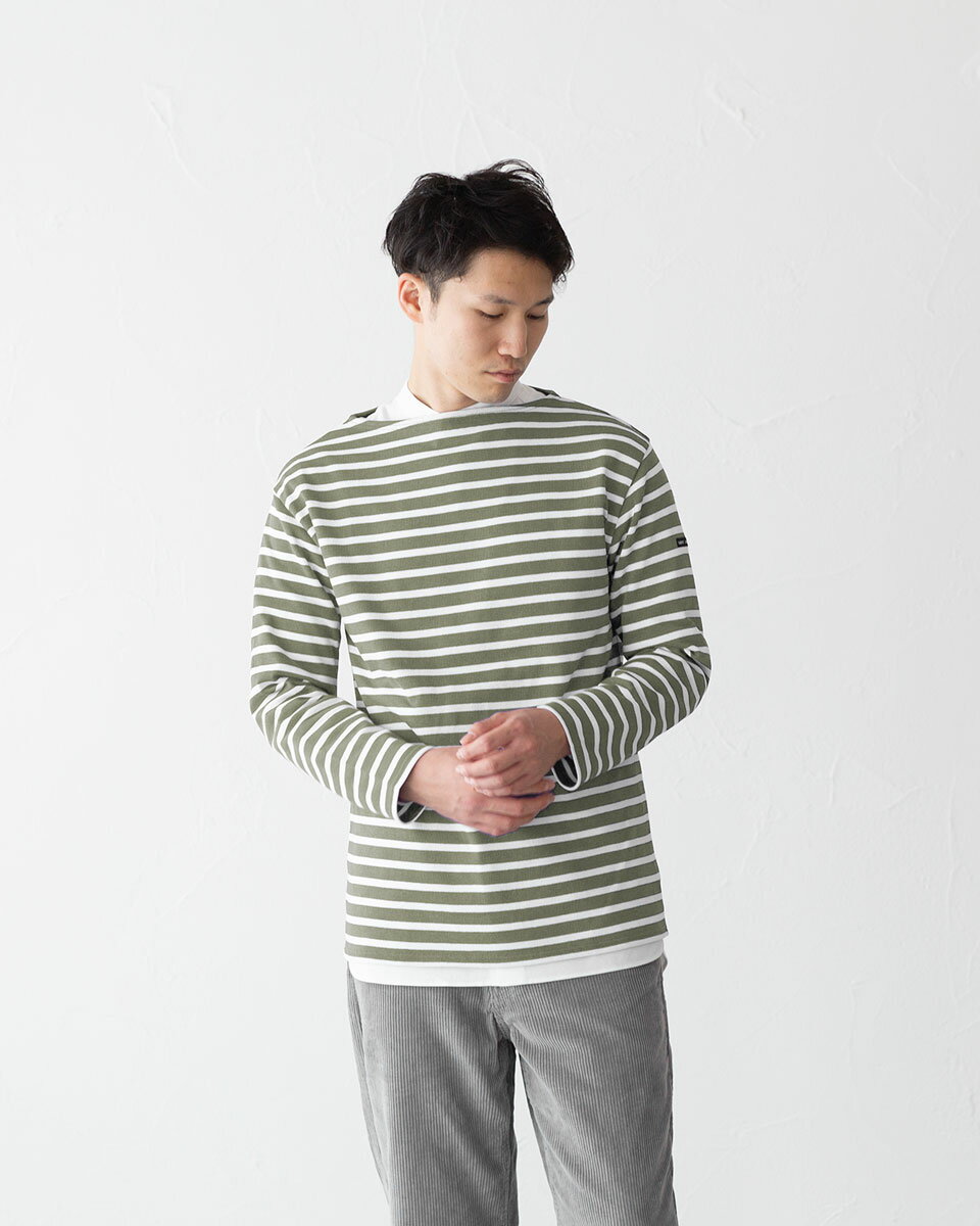 日本正規品 セントジェームス ウエッソン 寒色ボーダー SAINTJAMES OUESSANT バスクシャツ メンズ レディース - Image 3