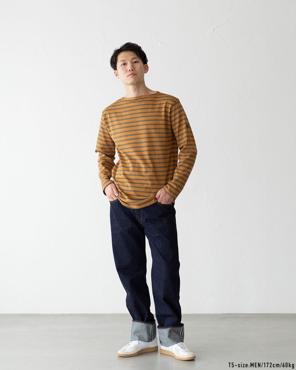 日本正規品 セントジェームス ウエッソン 暖色ボーダー SAINTJAMES OUESSANT バスクシャツ メンズ レディース - Image 3