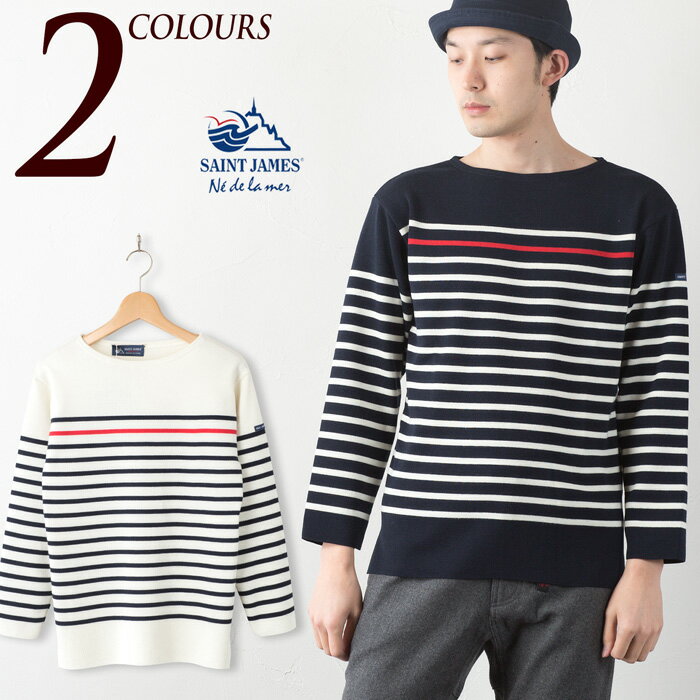 ����ȥ������ॹ �ʥХ� �������� ��åɥ饤�� SAINT JAMES NAVAL SWEATER ��� ��ǥ����� �ܡ����� �˥å� 15JL50/50 ...
