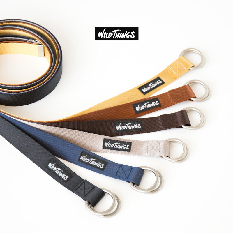 Rakuten - ワイルドシングス W リング ベルト WT18039P Dリング ベルト 日本製 [ネコポス配送/4点まで]