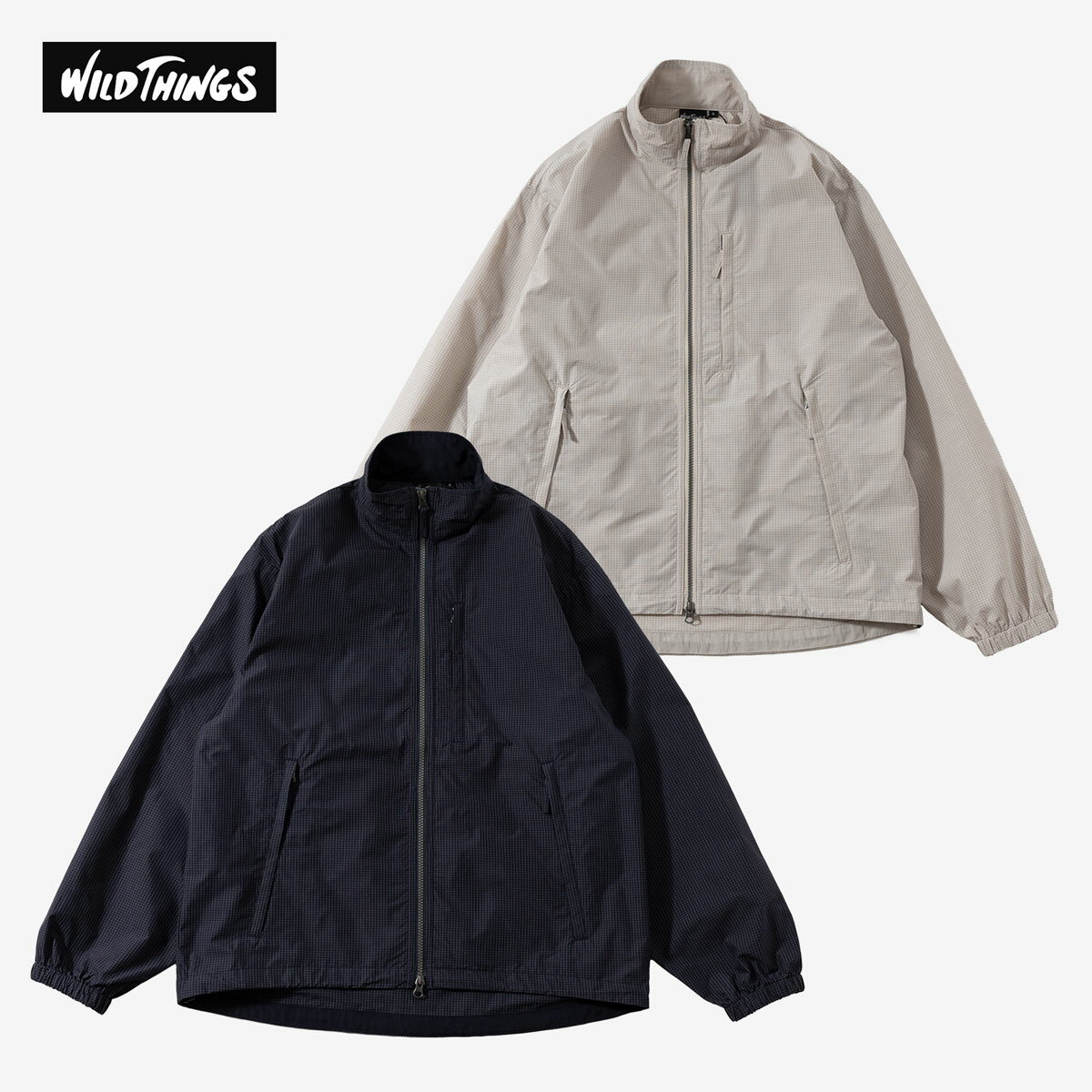 メーカー希望小売価格はメーカー商品タグに基づいて掲載しています。*ワイルドシングス ウインドブレーカー メンズ S6 * 街でも映える軽量ウインドジャケット。 SPACE CHECK STAND UP JACKET レトロなチェック柄を現代的に落とし込んだデザインが特徴のウインドジャケット。程よいボリューム感のスタンドカラーが首元をしっかりカバーします。軽量で動きやすく、タウンユースからアウトドアまで幅広く活躍。コーディネートの主役になる存在感のある一着です。 &minus;&nbsp;fabric&nbsp;&minus; ハリのある綿混ナイロンシェル。 WILD THINGSらしい機能性を備えた素材を使用。軽量でしなやかな綿混ナイロンシェルは、耐久性がありながら快適な着心地を実現します。適度なハリ感と柔らかな風合いを併せ持ち、動きやすさにも配慮。 &minus;&nbsp;silhouette&nbsp;&minus; リラックス感のあるボックスシルエット。 インナーを選ばず重ね着しやすいリラックス感のあるボックスシルエット。肩や身幅に適度な余裕を持たせることで動きやすく、アウトドアシーンはもちろんデイリーにも快適に着用できます。着丈はバランスの取りやすい設定で、パンツのシルエットを問わず幅広いスタイリングに対応。軽快さと存在感を兼ね備えた、現代的なシルエットに仕上げられています。 &minus;&nbsp;detail&nbsp;&minus; フロントは着脱しやすく、着方のアレンジも利くダブルジップ仕様。裾は風の侵入を防ぐドローコード付き。両サイドと左胸には使い勝手の良いファスナーポケットを配置し、収納力も確保。 &minus;&nbsp;size&nbsp;&amp;&nbsp;spec&nbsp;&minus; サイズ表｜平置実寸(cm) 表記サイズ 肩幅 袖丈 身幅 着丈 S 51 60 61 69 M 52 61 62 71 L 54 62 64 73 詳しいサイズ計測方法はコチラをご確認ください。 スペック 素材 綿59%/ナイロン41% 取り扱い &nbsp; 表示について詳しくはコチラをご覧ください。 企画・製造 中国製 &minus;&nbsp;brand&nbsp;&minus;1981年、登山家のジョン・ボーチャードとマリー・ムニエによって設立されたアウトドアブランド「WILD THINGS」。機能的でありながら洗練されたデザインの製品は、プロ登山家からファッションを楽しむ都会の人々にまで広く支持されてきました。近年ではアメリカ陸軍や海兵隊に衣類製品を納入するなど、新たな実績と信頼を積み上げています。WILDTHINGSのアイテムをみる