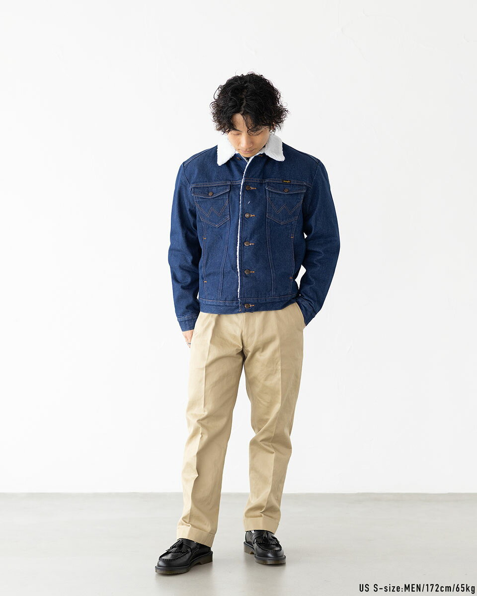 米国直輸入 ラングラー デニムジャケット シェルパ ラインド Wrangler 74255PW ラ...