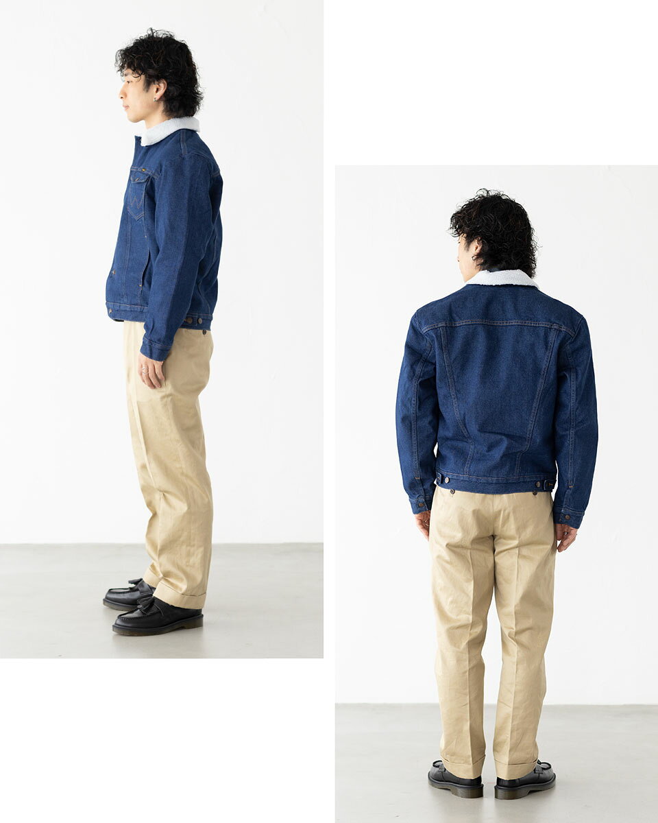 米国直輸入 ラングラー デニムジャケット シェルパ ラインド Wrangler 74255PW ラ...