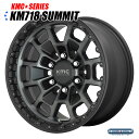 【17インチ】KMC KM718 Summit サテンブラック&グレーティント 1本
