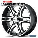 American Racing AR PERFORM AR893 Mainline(メインライン)グロスブラック＆シルバー 17インチ 1本