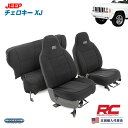 Rough Country ラフカントリー 97-01 ジープ チェロキーXJ ヘッドレスト取外可 ネオプレーン シートカバー Jeep パーツ カスタム