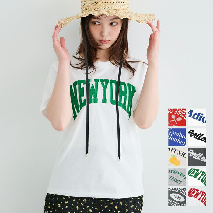 アソートデザインクルーネックTシャツ レディース メール便不可のサムネイル