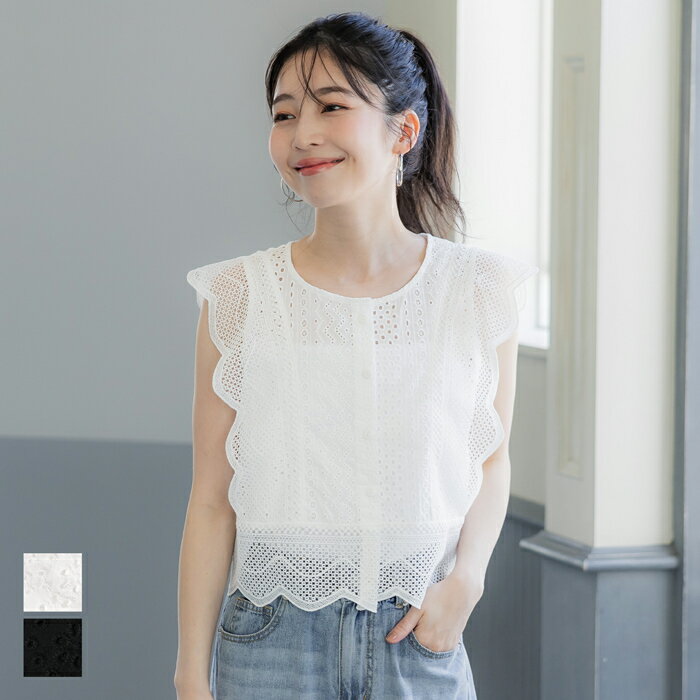 楽天市場】カットワーク刺繍ブラウス(トップス|レディース 楽天市場】カットワーク刺繍ブラウス(トップス|レディース