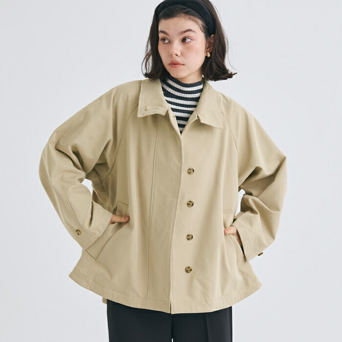 WEB限定セール ★5490円→1290円フレアスタンドカラーコート レディース メール便不可 coca コカのサムネイル