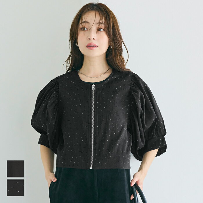 シースルーブラウスジャケット レディース メール便不可 coca コカのサムネイル