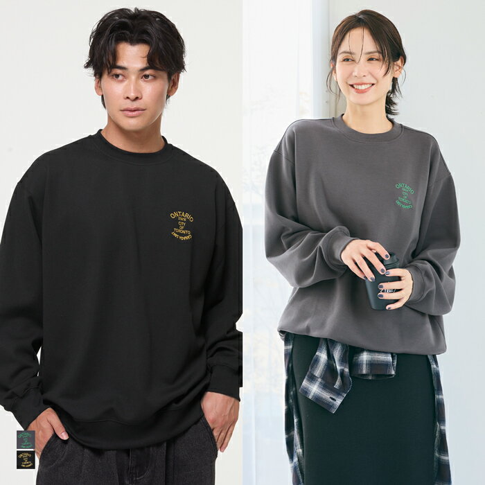 ソフトジャージー刺繍プルオーバー メンズ レディース メール便不可 coca コカのサムネイル