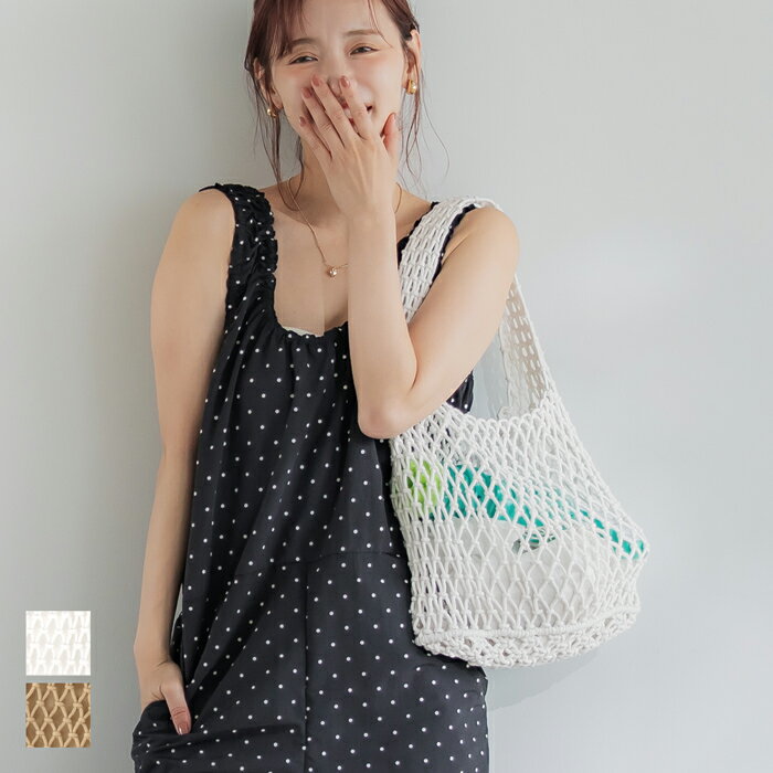 マクラメバッグ レディース メール便不可 coca コカのサムネイル