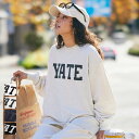 セール★1990円→990円 スウェット レディース ロゴスウェット 裏毛 ロゴ ガレッジ プリント 英字 マタニティ オーバーサイズ メール便不可 24ss