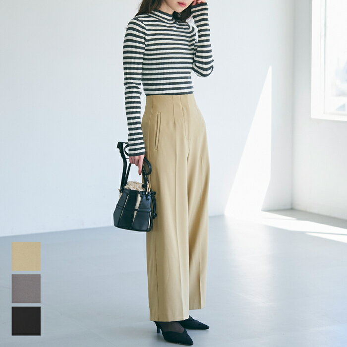 セール★2690円→1490円 きれい目ワイドパンツ レディース メール便不可 coca コカのサムネイル