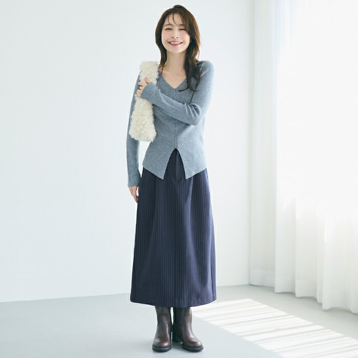 Iラインスリットスカート レディース メール便不可 coca コカのサムネイル