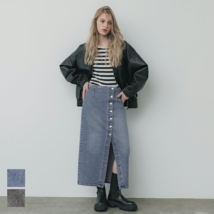 セール★3990円→1490円 ウォッシュデニムスカート レディース メール便不可のサムネイル