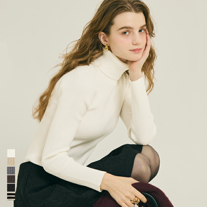 極上ニットタートルネック レディース メール便不可 coca コカ