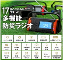 防災士監修 多機能防災ラジオ 4000mAh USB充電 手回し充電 ソーラー充電 AM/FMラジオ LEDライト スマホ充電 イヤホンジャック機能 SOS AUX 防水 IPX3 防災ラジオ PSE認証済み LEDライト