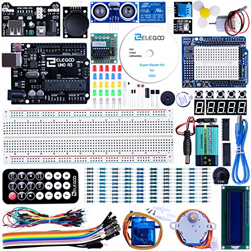 ELEGOO Arduino用UNO R3スターターキット レベルアップ チュートリアル付 mega2560 r3 nanoと互換 