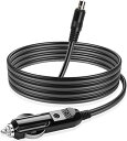 12V 車載シガーソケット充電ケーブル DC8020ポート 100cm...(3)
