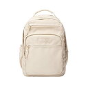 可愛い レディース 防水リュック リュックサック 防水バック 16インチPC収納 大容量 A4 収納 ポケット多め シンプル ベージュ