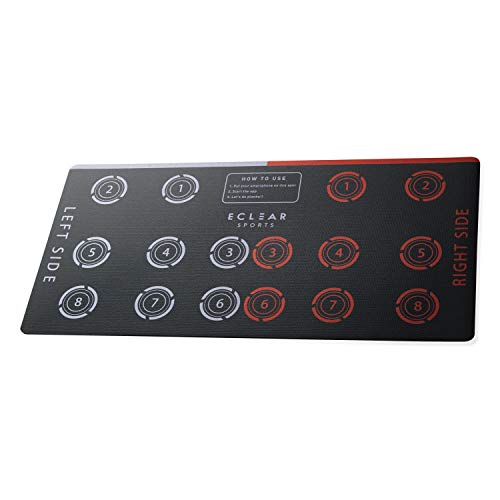 エレコム プランクトレーニングマット [専用アプリで自宅で楽しくトレーニング] エクリアスポーツ 1000mm×500mm グレー HCF-PT100GY