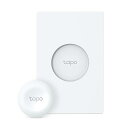 TP-Link Tapo スマートホーム 3-WAYコントロール 調光 1年+長寿命 Sub-1GHz Tapo スマートハブ必須 背面プレート付き スマートボタン