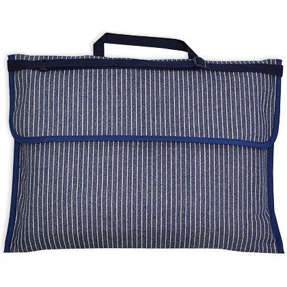 COLORFUL CANDY STYLE 防災頭巾カバー 男の子 小学生 背もたれ 座布団 おしゃれ スタンダード ピンストライプ・インディゴ N4718700