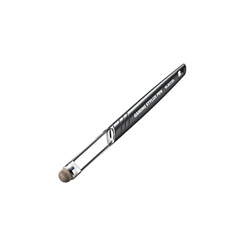 エレコム タッチペン ロングタイプ ゲーム向けクリアウィンドウ 導電繊維モデル スマートフォン Nintendo Switch 対応 ペン先直径8mm