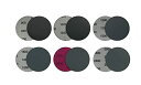 WBway サンドペーパー 耐水ペーパー 丸形 75mm 3インチ 【番手表示あり】 研磨 ディスク 鏡面仕上げ 30枚 セット (#800,#1000,#12...