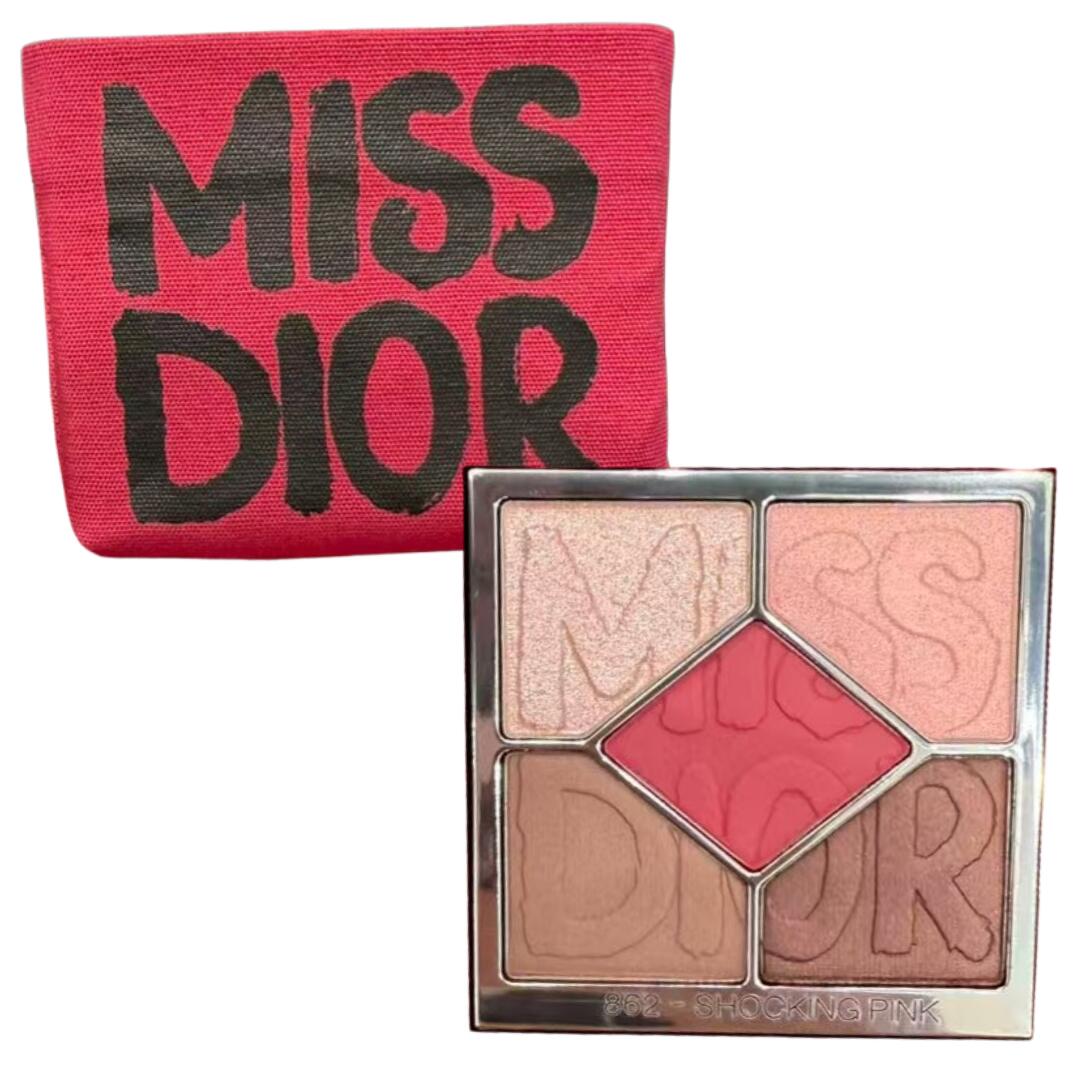 国内正規品・送料無料【アイシャドウパレット・ピンク】DIOR ディオールショウ サンク クルール (ミス ディオール コレクション 限定品) クチュールポーチ 5色アイシャドウ パレット ショッキング ピンク 数量限定品