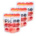 即日発送 3個セット【 Pic me Peach】Kanro Pic me Peach カンロ 桃味グミ 40g SNS話題 ピーチ味