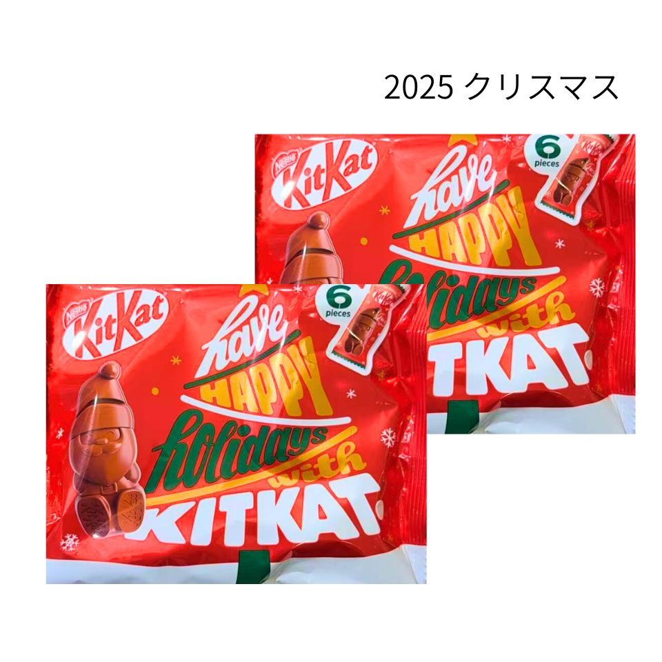 2個セット【 6個入り ・ ホリデーサンタ2025 】ネスレ キットカット ホリデイサンタ 『 6個入り 』KitKat クリスマス クリスマスプレゼント 2025新作 ホリデーギフト クリスマスコフレ ホリデーコフレ / ツリーボックス / オーナメント ハート缶 赤 / 金のサムネイル