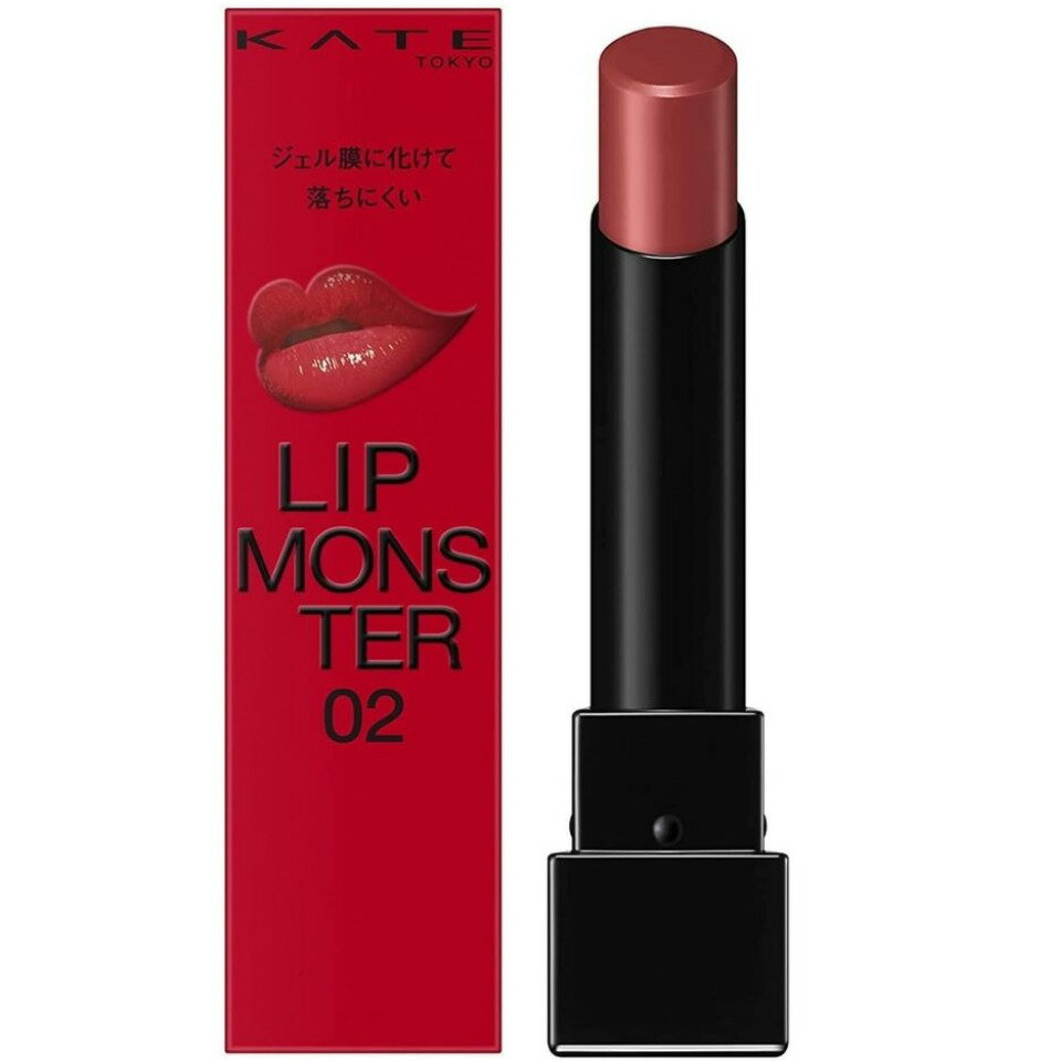 送料無料【02 Pink banana】KATE(ケイト) LIP MONSTER 02 Pink banana 3.0g 口紅 リップモンスター リップ リップケア 落ちにくいリップ