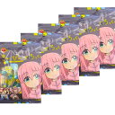 5個セット【ぼざろ ✕ キュービィロップ・送料無料】ぼざろ ✕ キュービィロップ「きゅーびぃ・ざ・ろっく!」 ぼざろ × ブルボン ぼっち髪飾りイメージのキャンディ