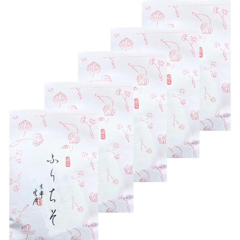 5個セット 送料無料【 ふりちそ20g　和紙袋入り 】京都 雲月 『 ふりちそ 』 昆布 御進物 お供え お土..