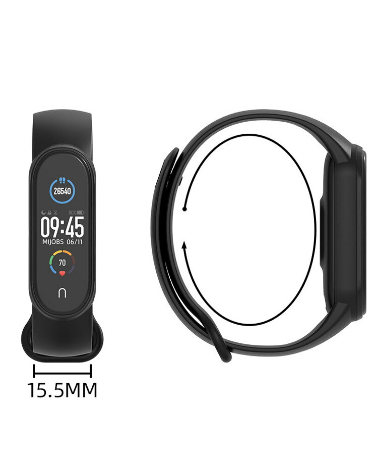 送料無料 Xiaomi Miスマートバンド5 Mi Band 5 ウェアラブル端末・スマートウォッチ 交換 バンド TPU素材 スポーツ ベルト 便利 実用 人気 おすすめ おしゃれ 便利性の高い 交換リストバンド