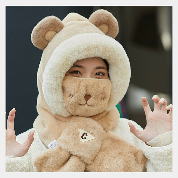 帽子 飛行帽 耳付きキャップ 秋冬 ふわふわ プレゼント 暖かい かわいい 防寒 防風 通勤 通学 屋外作業..