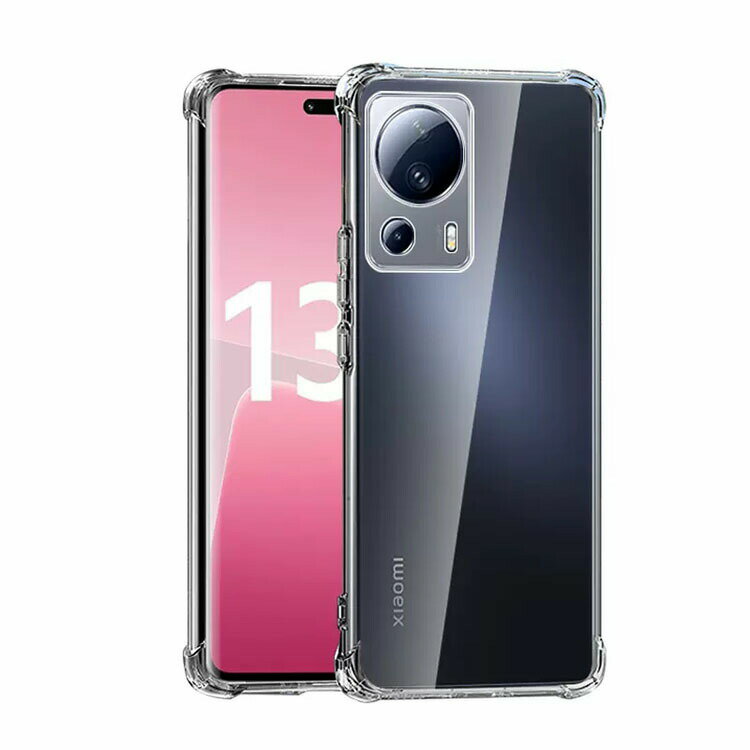 Rakuten - Xiaomi 13 Lite 5Gシャオミ スマートフォン 保護 ケース 傷やほこりから守る スマホ保護ケース 透明 クリア仕様 高級感 耐衝撃 落下防止 指紋防止 精密加工 軽量 持ちやすい 実用 全面保護 人気 カバー 背面カバー