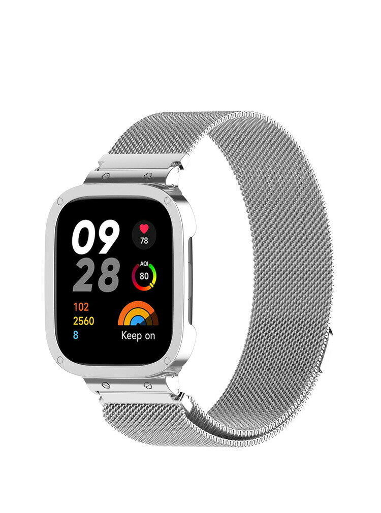 スマートフォン便利雑貨のCOCO-fitのRedmi Watch 3 交換 バンド オシャレな 高級ステンレス 交換用 ベルト 替えベルト マルチカラー 磁気吸着 調節可能 簡単装着 爽やか 携帯に便利 実用 人気 ベルト おすすめ おしゃれ 男性用 女性用 ウェアラブル端末・スマートウォッチ 腕時計バンド 交換ベルト｜アングル2