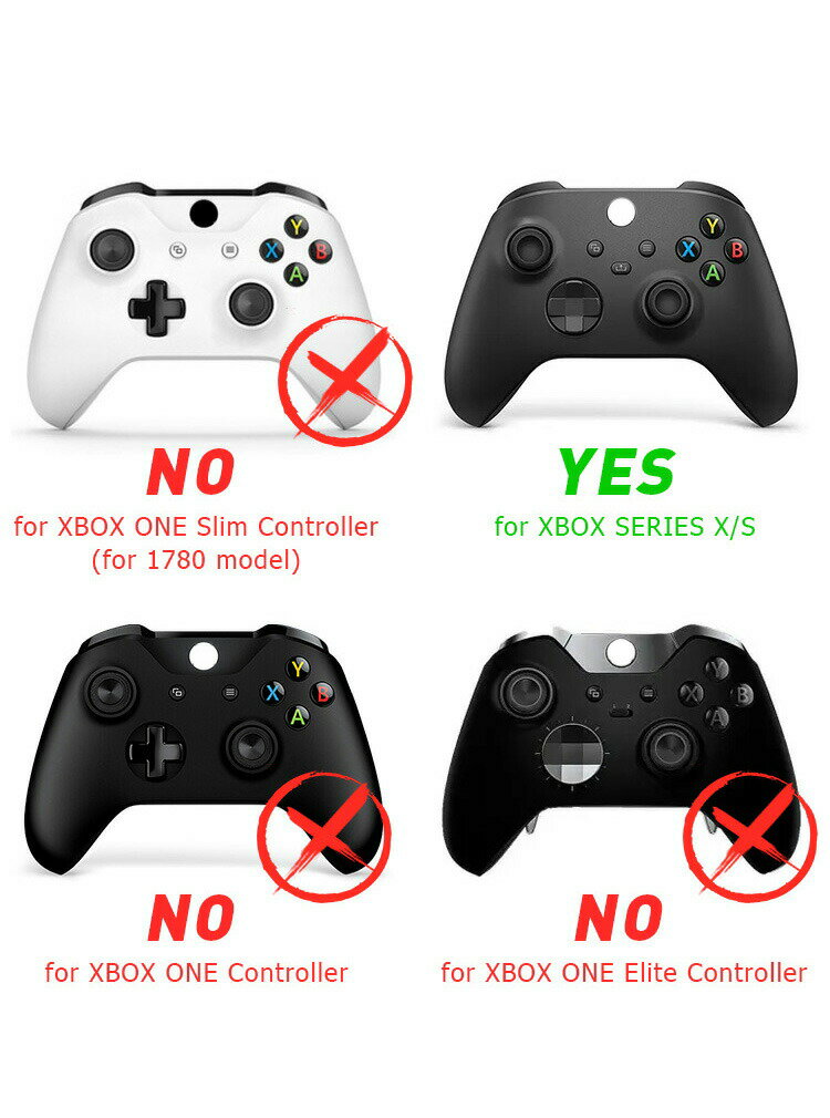 Microsoft Xbox Series S/X コントローラーカバー交換用 互換品 フロストキーパッド 修理パーツ 修理交換用パーツ ABS 便利 実用 人気 おしゃれ