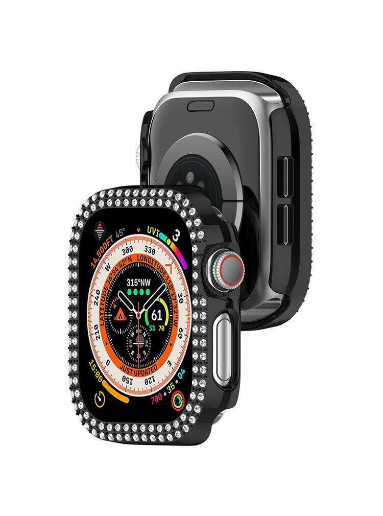 アップル アップルウォッチ10 Apple Watch Series 10 42mm/46mm ケース カバー かわいい ラインストーン きらきら 綺麗な 鮮やかな マルチカラー PC素材 画面保護 ハードケース CASE 軽量 簡単装着 衝撃防止 手触り抜群 耐衝撃カバー 便利 実用 軽量 人気 高級感があふれ