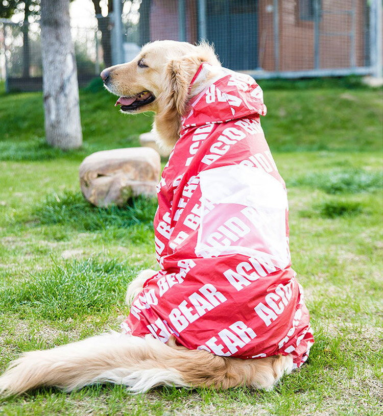 送料無料犬のレインコート 犬かっぱ 大型犬 ペット用品 雨具 通気 完全防水 耐久性 快適 防風 防水 防雪 防塵 軽量 帽子付き つなぎ 梅雨対策 汚れ防止 お散歩お出かけ服 折り畳み 収納便利